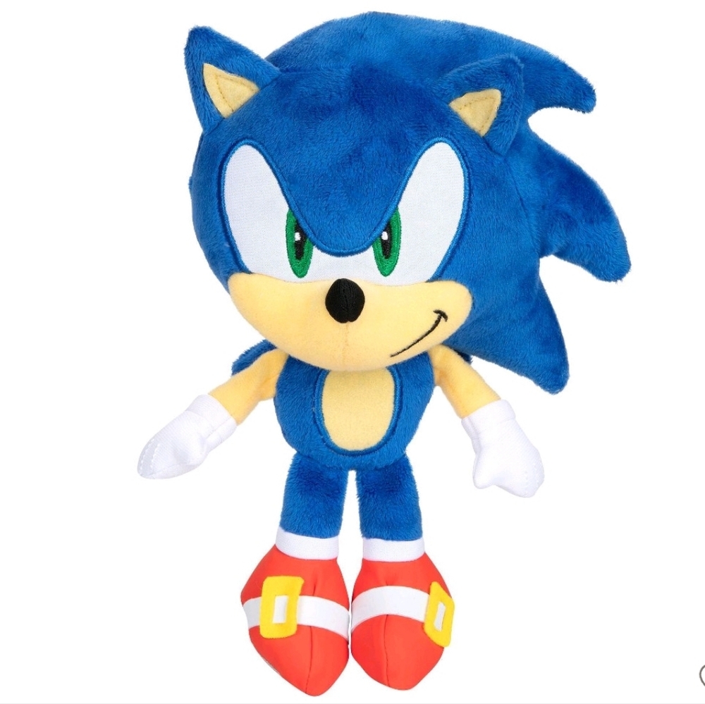 Sonic The Hedgehog Plush 9-Inch Modern Sonic Collectible Toy